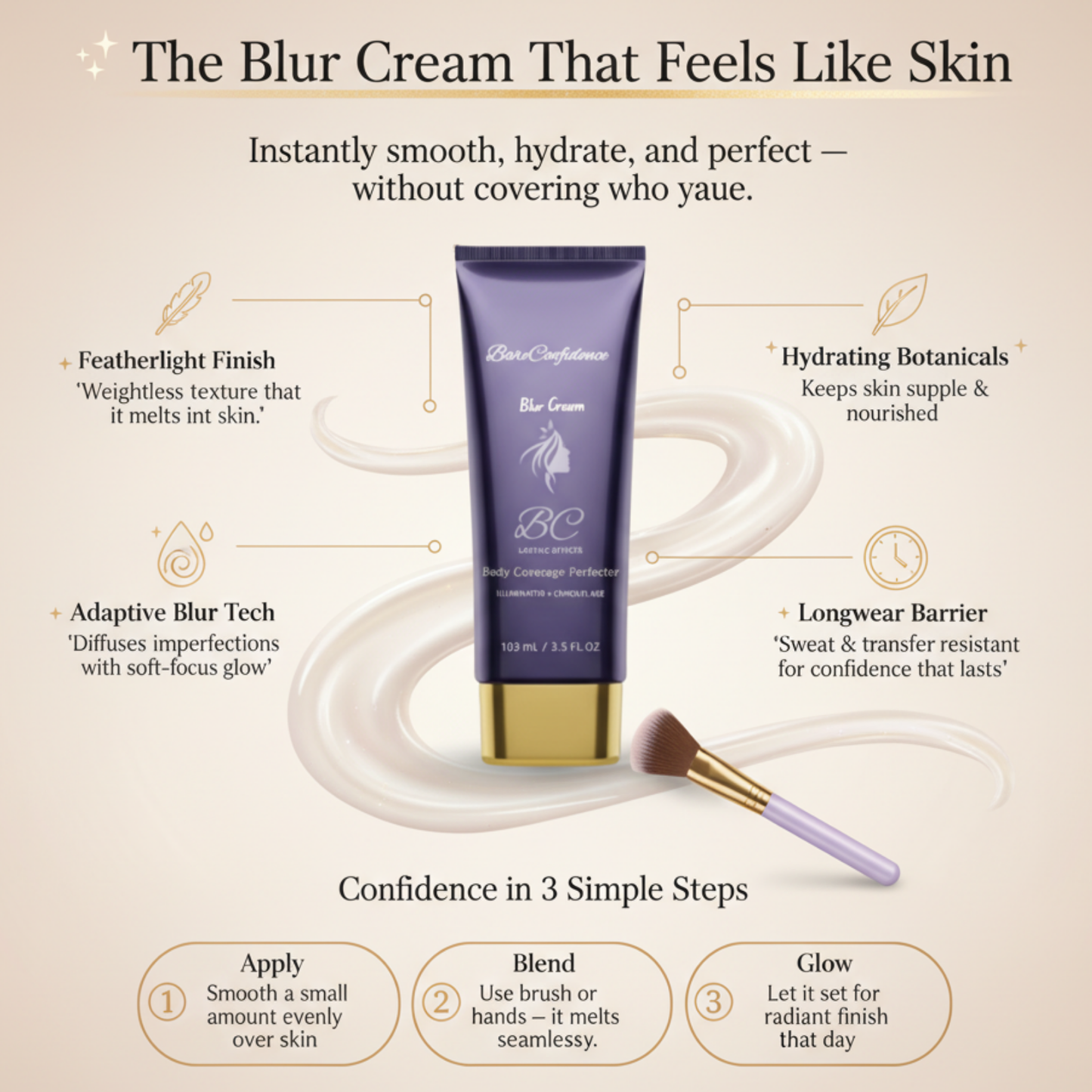 BareConfidence - Blur Cream