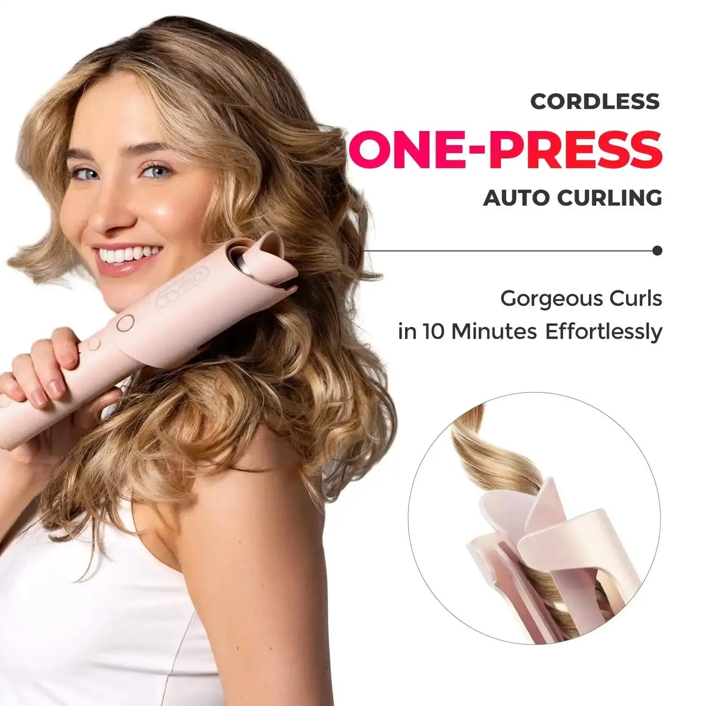 Cordless TYMO CURLGO – Instant Glam