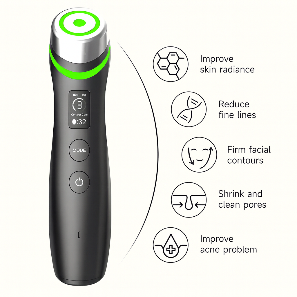 Microcurrent LED Age-Defying Device