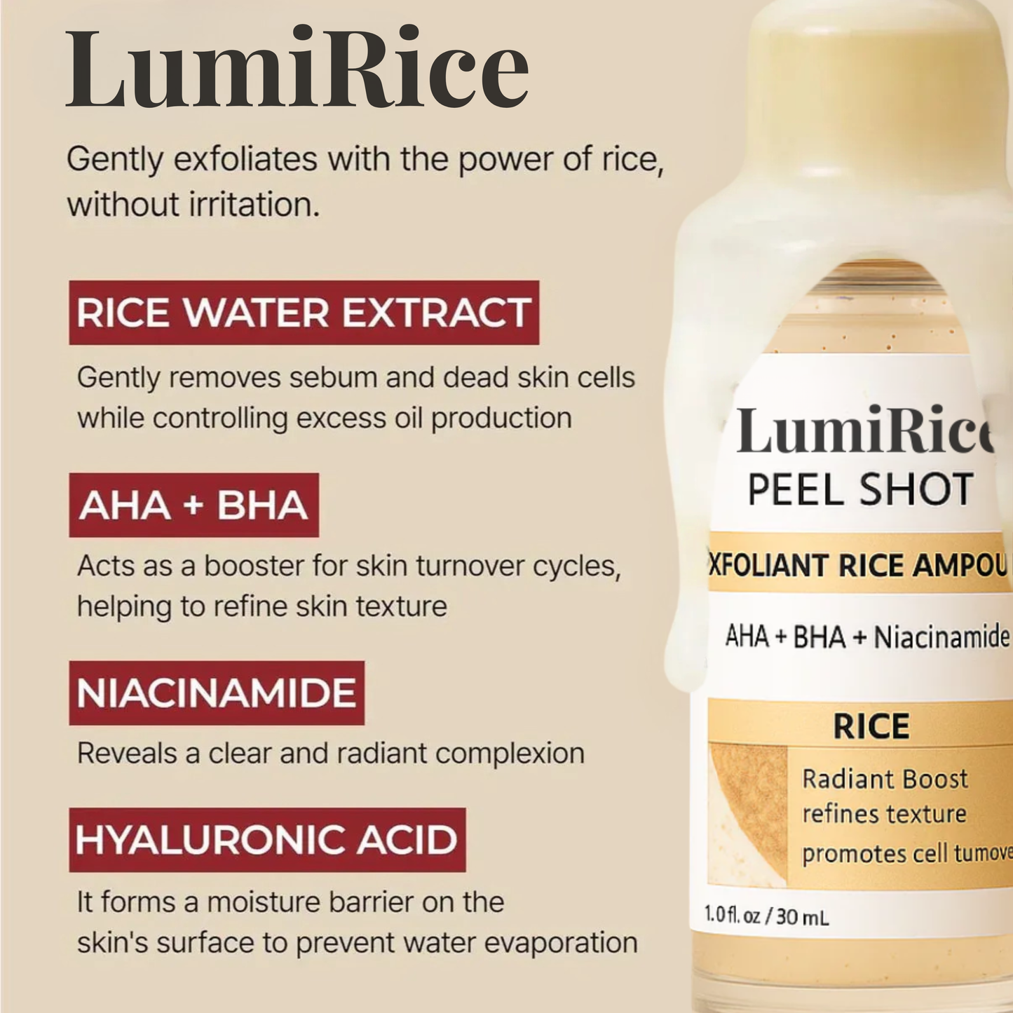LumiRice - Glow Reset Ampoule