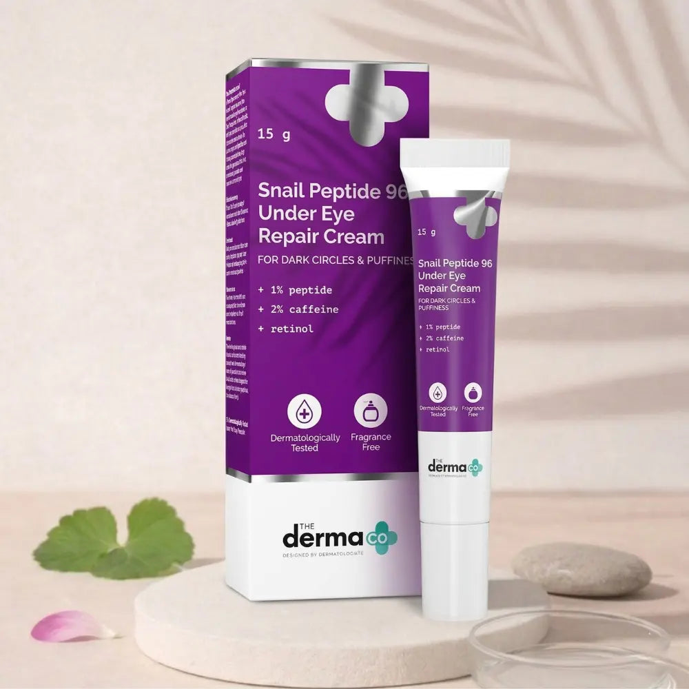 The Derma Co Snail Peptide 96 Under Eye Cream 15g The Derma Co