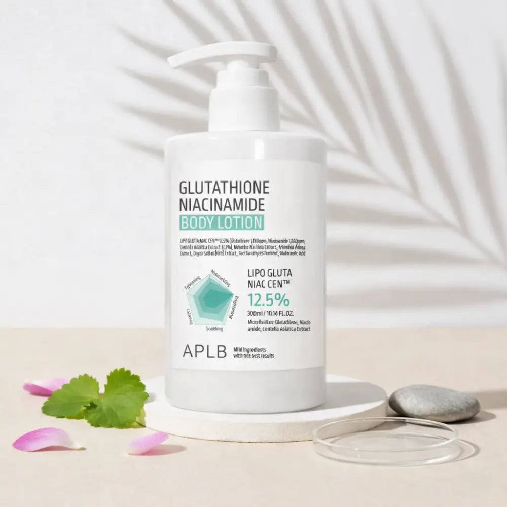 APLB Glutathione Niacinamide Body Lotion Centella Complex Hydrating Gentle Care APLB