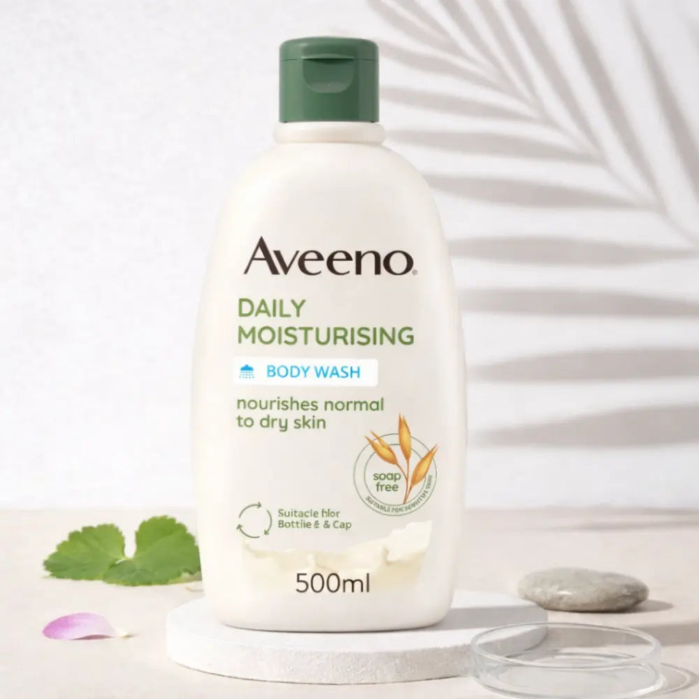 Aveeno Daily Moisturising Body Wash Soothing Oat Sensitive Skin Gentle Formula Aveeno