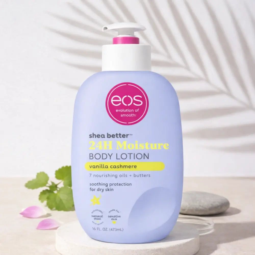 eos Shea Better Body Lotion Vanilla Cashmere 24-Hour Moisture 16oz eos