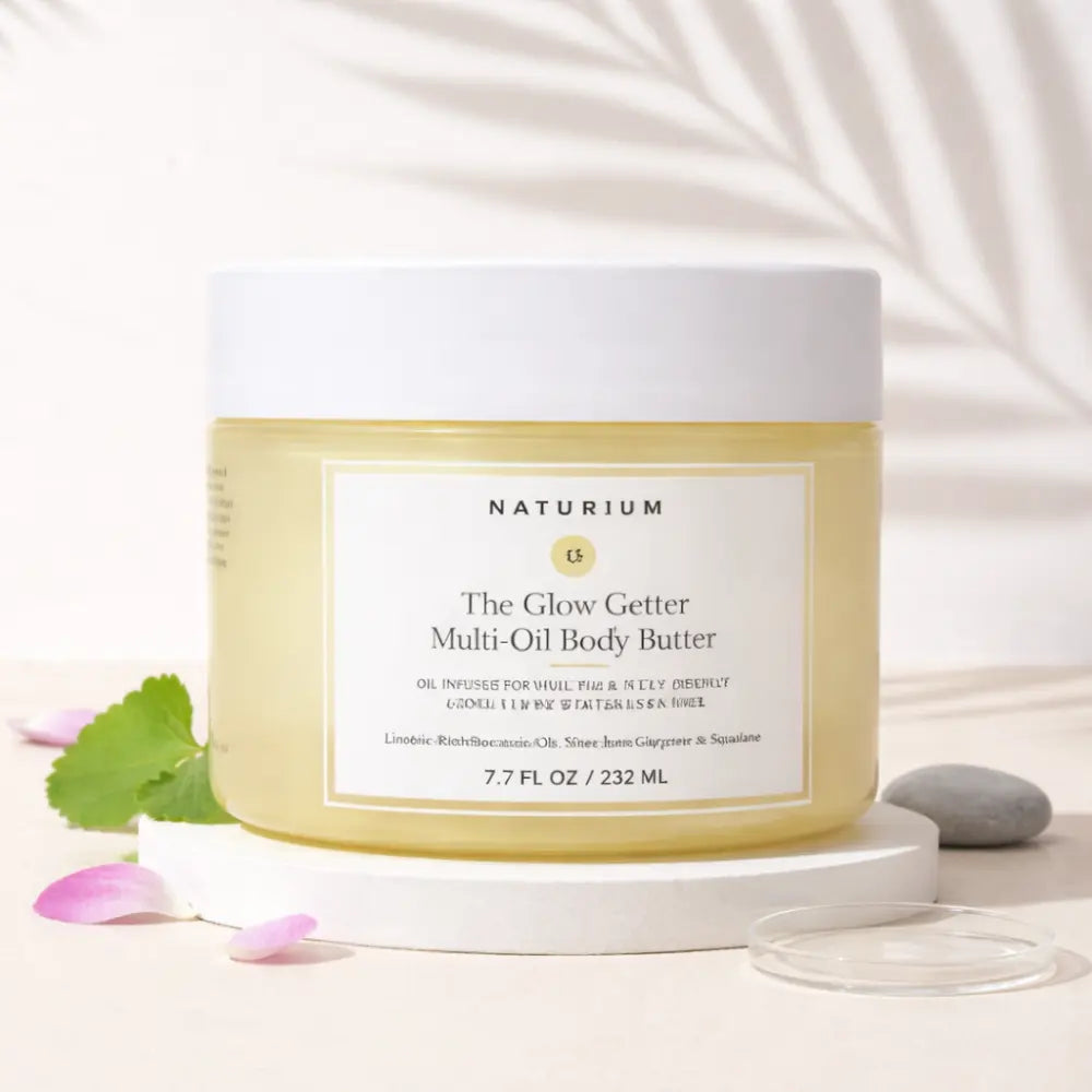 Naturium Glow Getter Whipped Multi-Oil Body Butter Firming Moisturizer Naturium