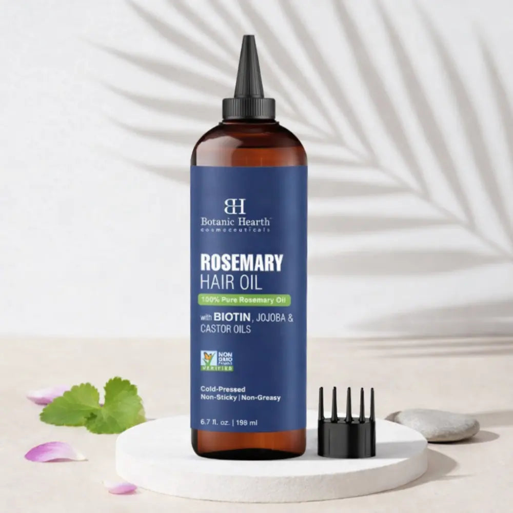 Botanic Hearth Rosemary Hair Oil With Biotin Jojoba For Strengthening Botanic Hearth