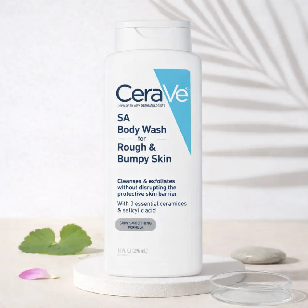 CeraVe Salicylic Acid Body Wash Fragrance Free Exfoliating Rough Skin CeraVe