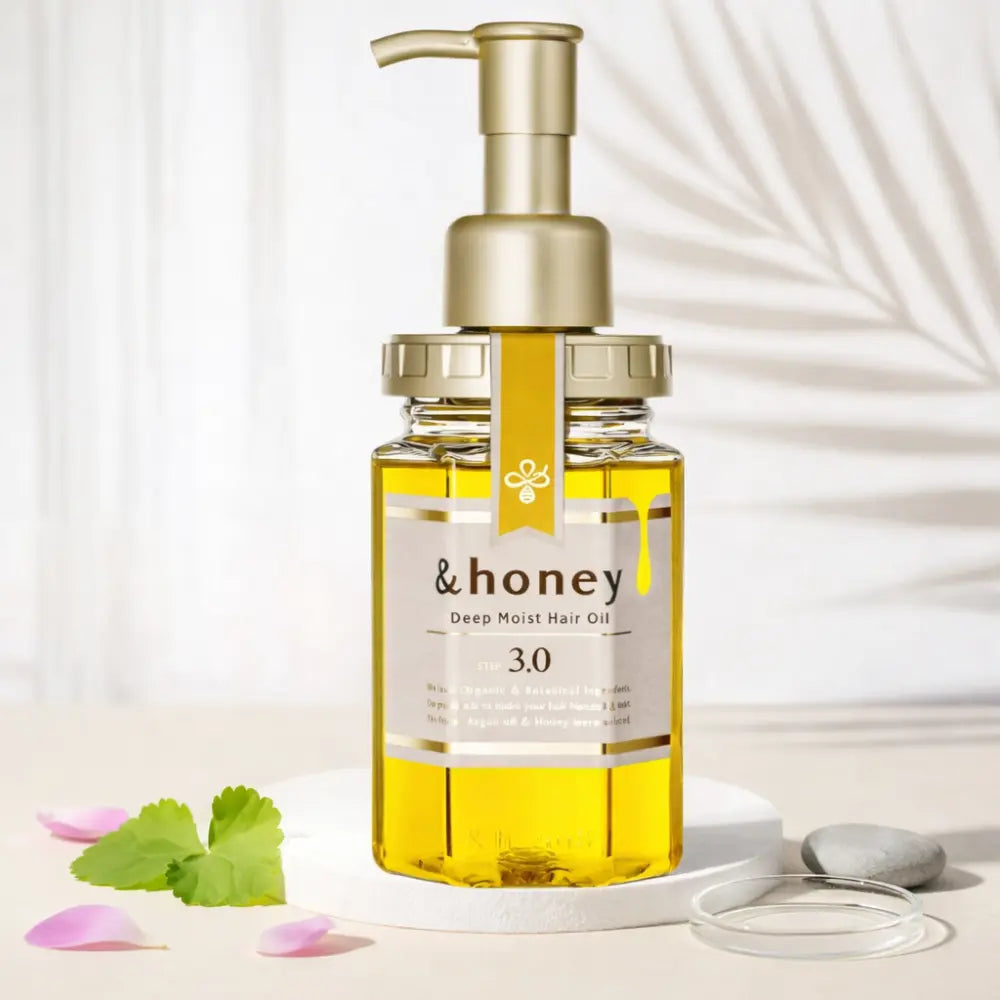 & Honey Deep Moist Hair Oil – Organic Moroccan Argan (100ml) & Honey