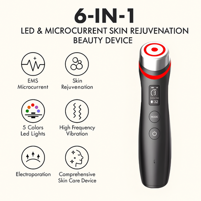 Microcurrent LED Age-Defying Device