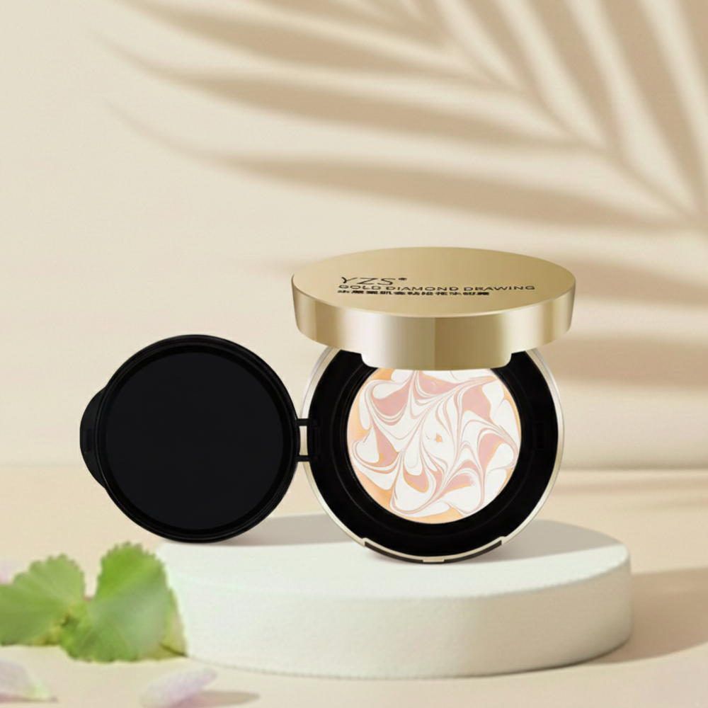 Gold Diamond Cushion Foundation (Cosmetics / Brightening / Daily Use)