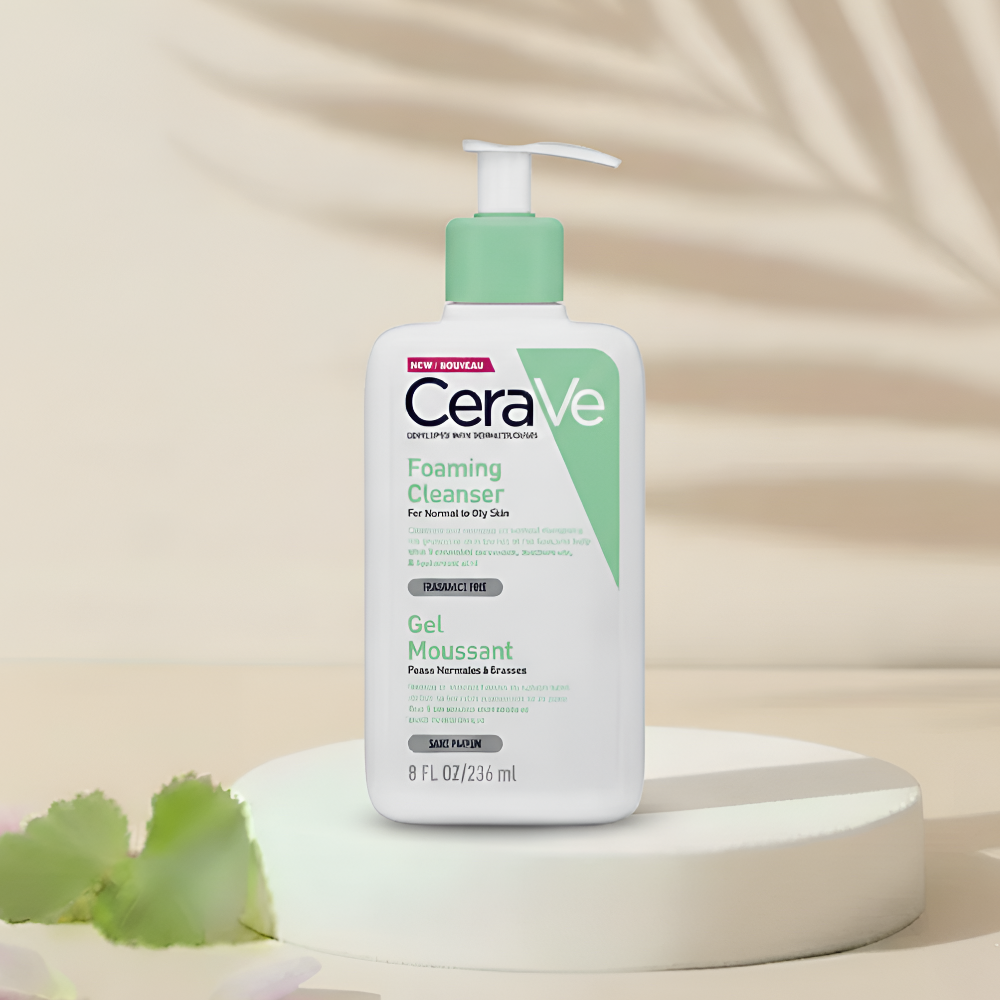 CeraVe Foaming Facial Cleanser (Skin Care / Brightening / Daily Use)