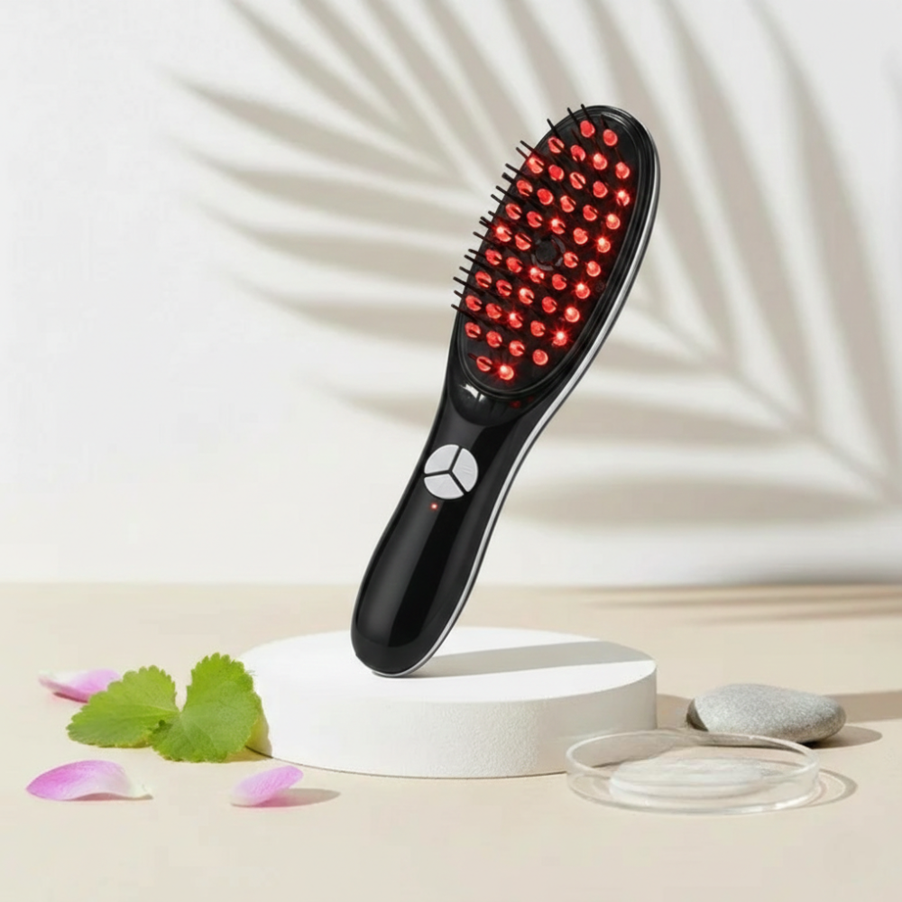 LED Scalp Therapy Brush (Hair Care / Stimulation / Daily Use)